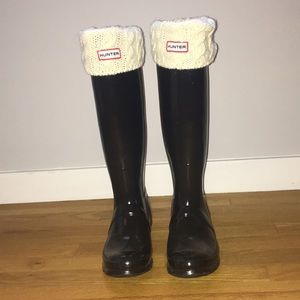 NEW Hunter Original Tall Cuffed Boot Socks.
